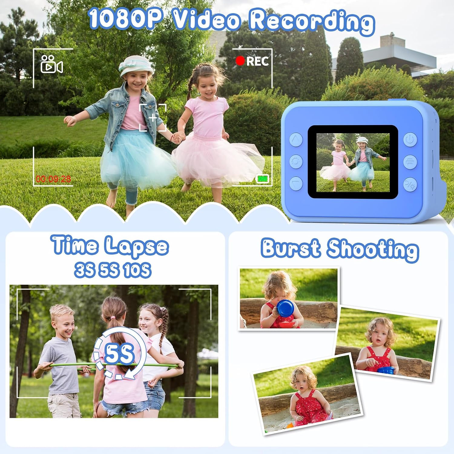 Detalle 2 de Kids instant print camera 2.4 inch
