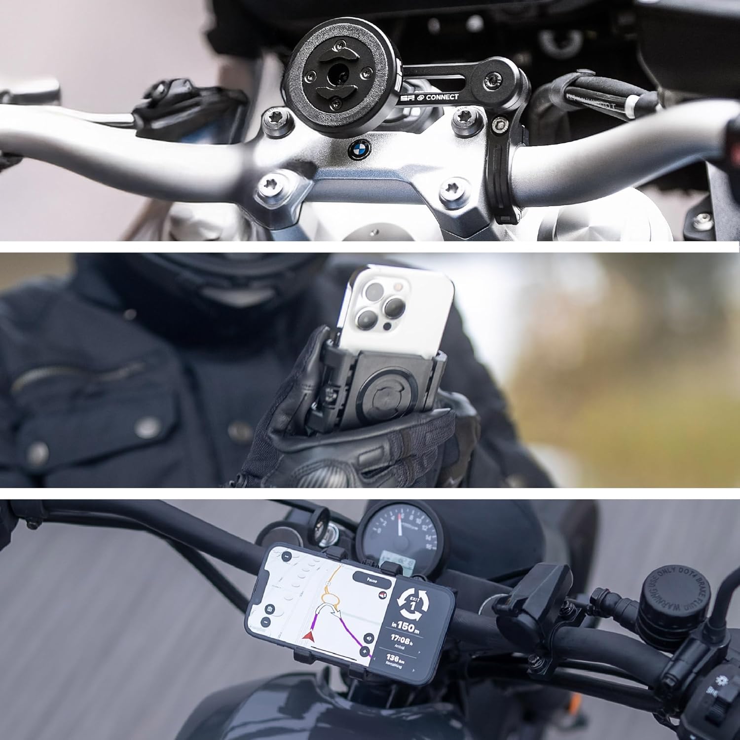 Thumbnail 6 de SP CONNECT Kit Support Moto 60% antivibration