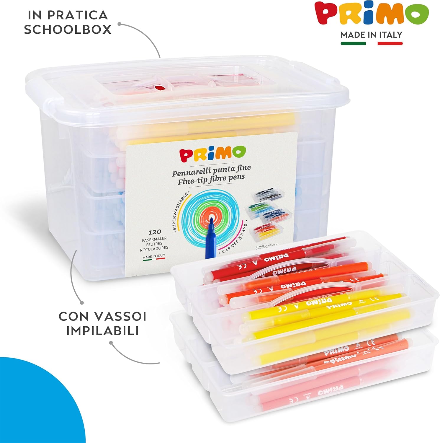 Detalle de PRIMO PRIMO 120 pennarelli fine 2,5 mm