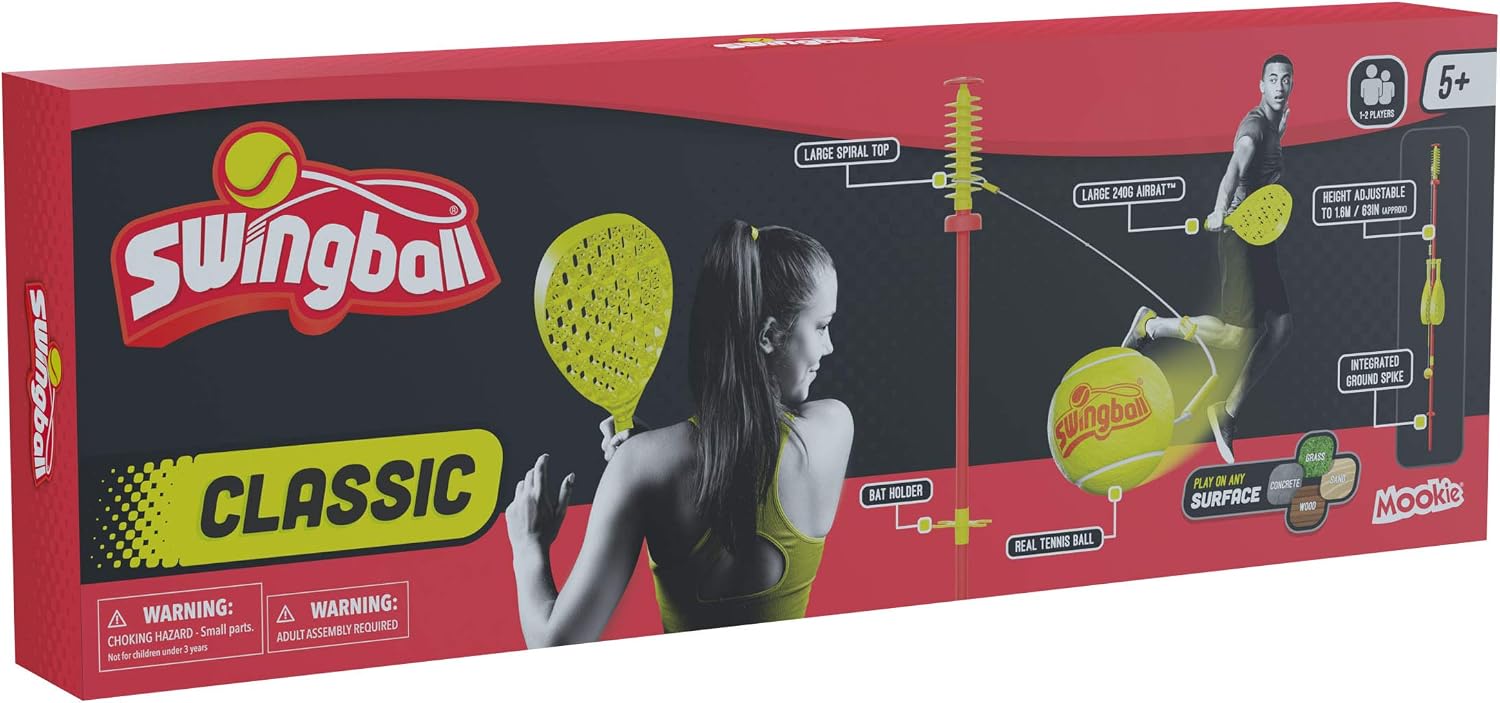 Thumbnail 6 de Swingball Classic Original | Red and Yellow – Outdoor Family Game