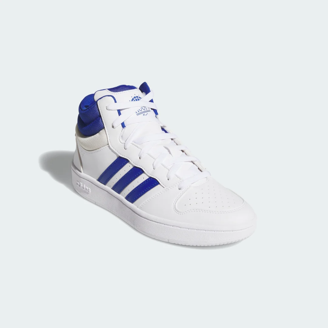 Detalle 2 de Adidas Zapatilla de media caña Hoops Classic en blanco