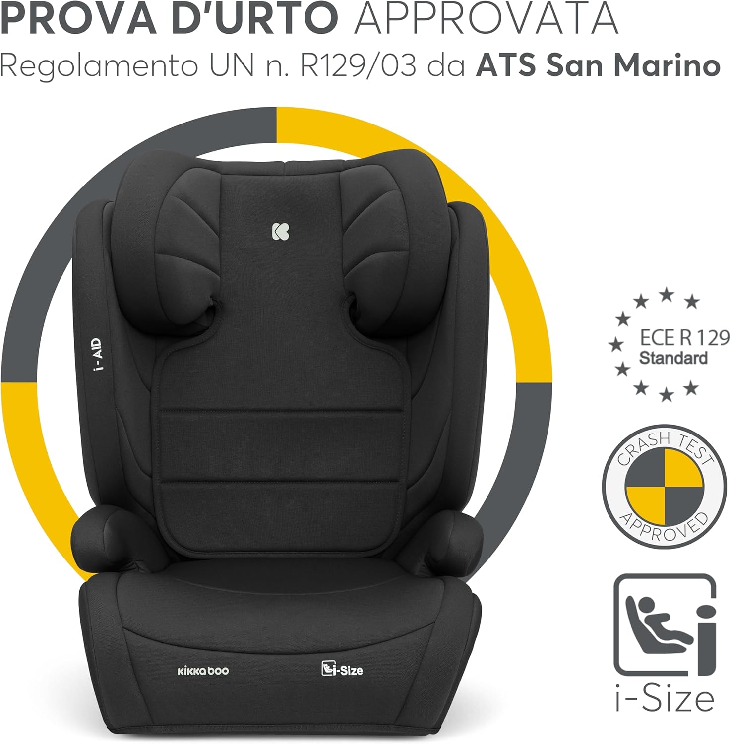 Detalle de KikkaBoo i-AID Seggiolino auto 13 posizioni
