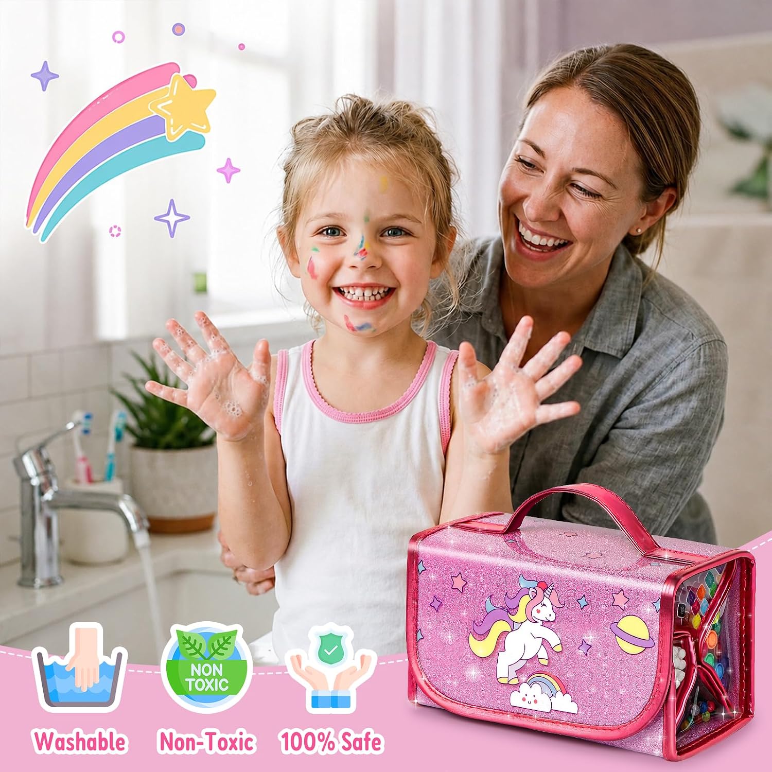 Thumbnail 4 de Hot Bee Christmas Unicorn Gifts for Girls 4–7, pencil case