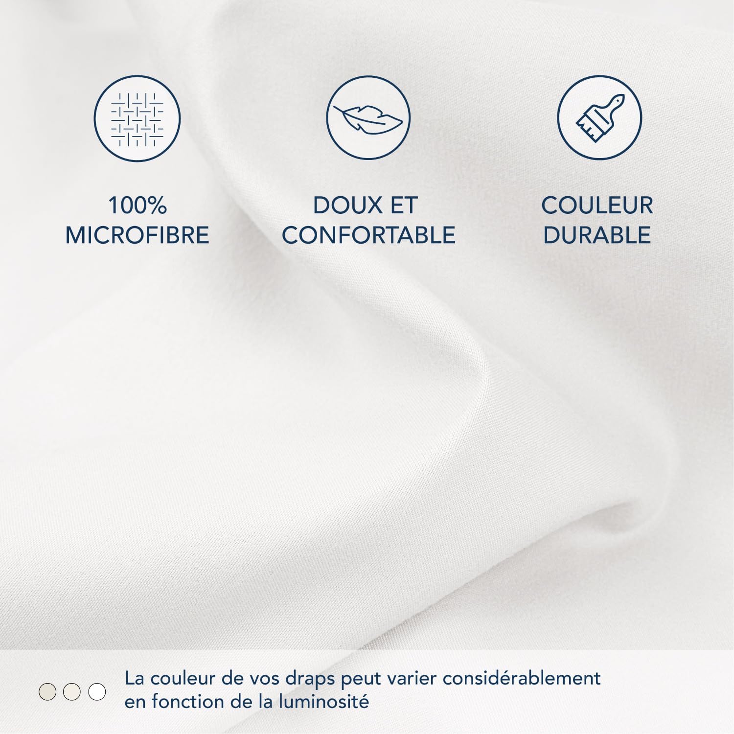 Detalle de Dreamzie drap housse microfibre 180 x 200