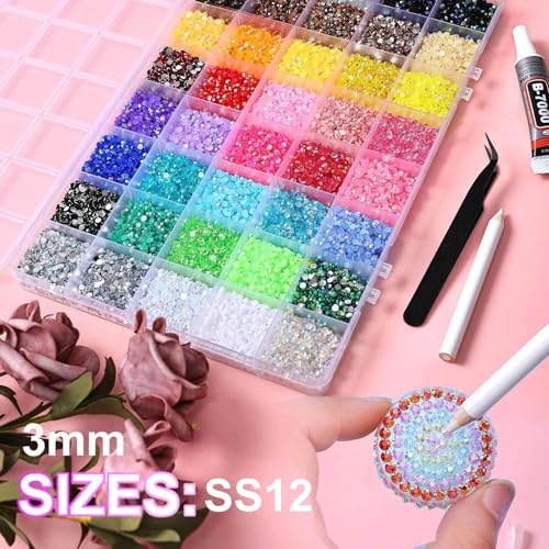 Thumbnail 4 de Ohohoo 42000 PCS Resin Jelly Rhinestones Bedazzling Kit