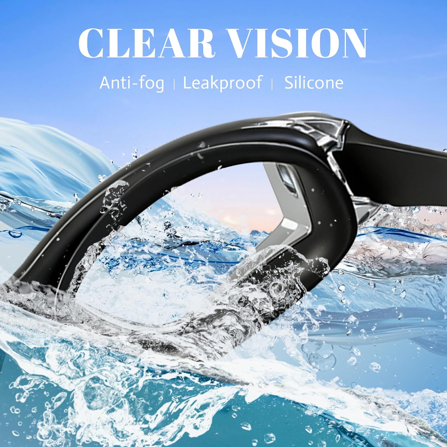 Detalle 2 de Moseem Swimming Goggles 2-pack