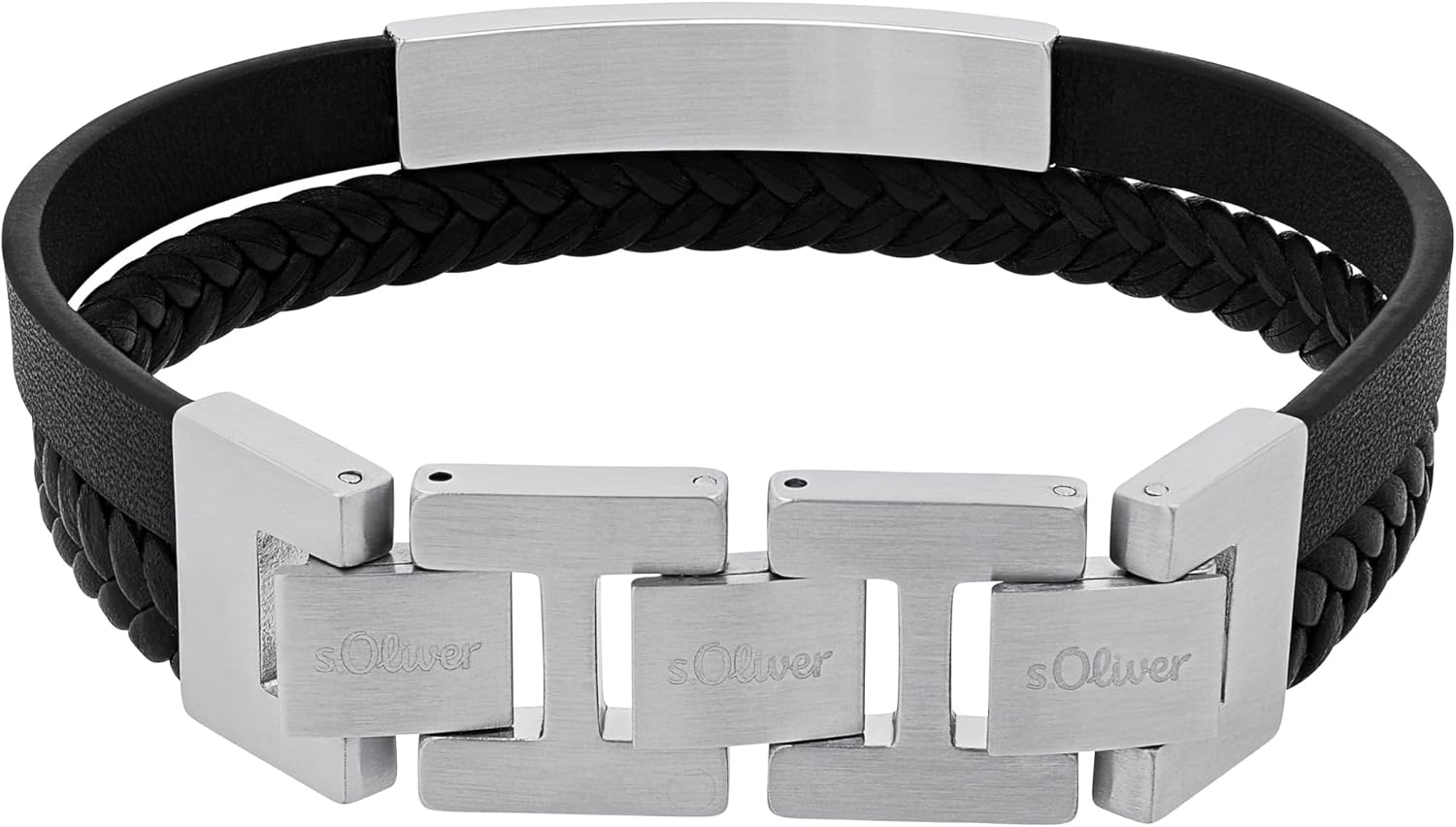 Thumbnail 4 de s.Oliver Armband aus Leder 18,5 cm