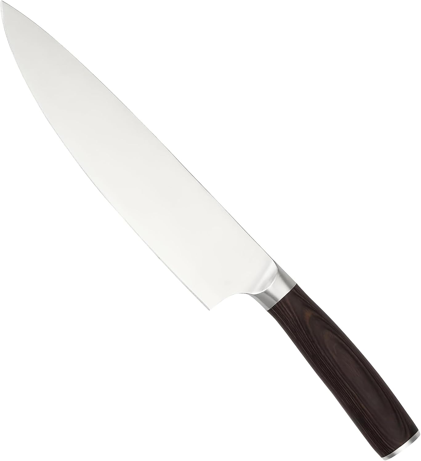 Detalle de SHI BA ZI ZUO YQSL506 kockkniv med 17,8 cm blad i högkolhaltigt rostfritt stål
