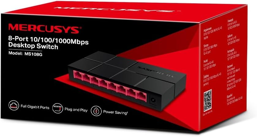 Thumbnail 3 de MERCUSYS MS108G Switch Ethernet 8 ports 🔌