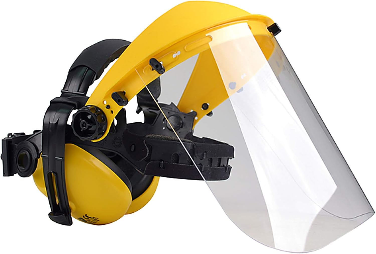 Detalle de Oregon Q515062 Polycarbonat Visier Gesichts- und Gehörschutz-Kombination für Trimmer und Freischneider