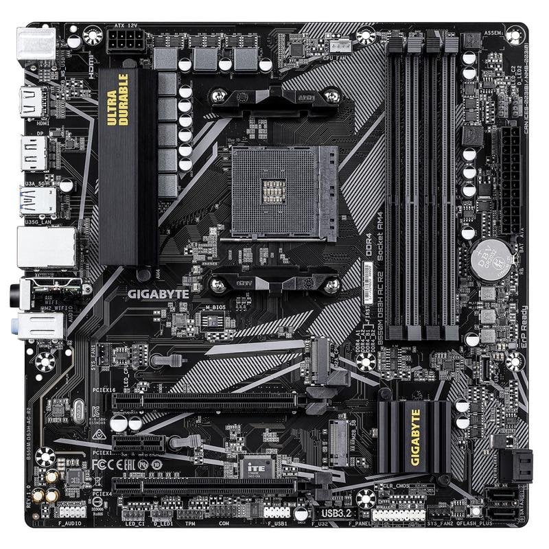 Detalle 2 de Gigabyte B550M DS3H AC R2: ficha técnica, criterios de compra y veredicto