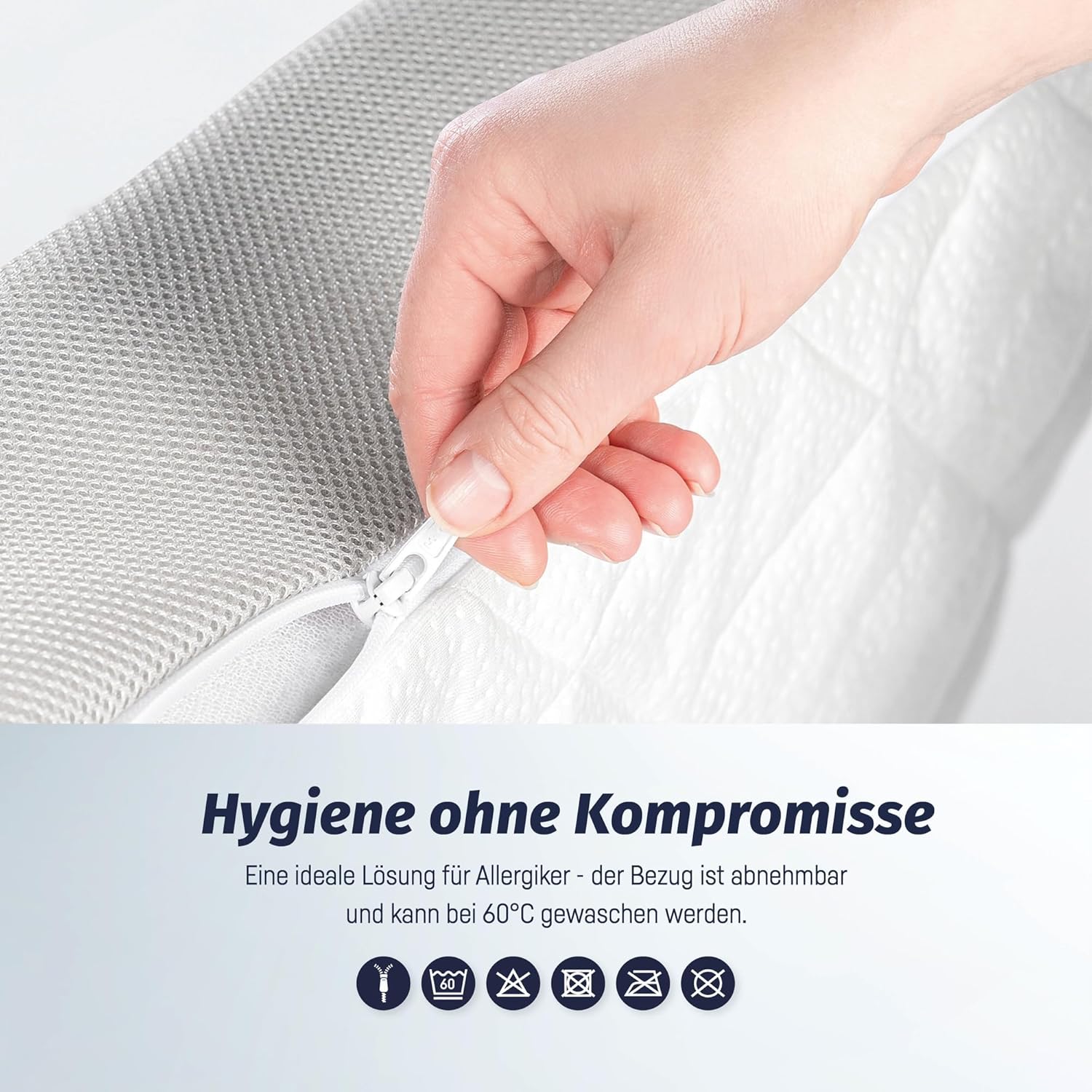 Thumbnail 6 de Julius Zöllner Babymatratze Dr. Lübbe Air Premium 60 x 120 cm – TÜV geprüft, OEKO-TEX Standard 100