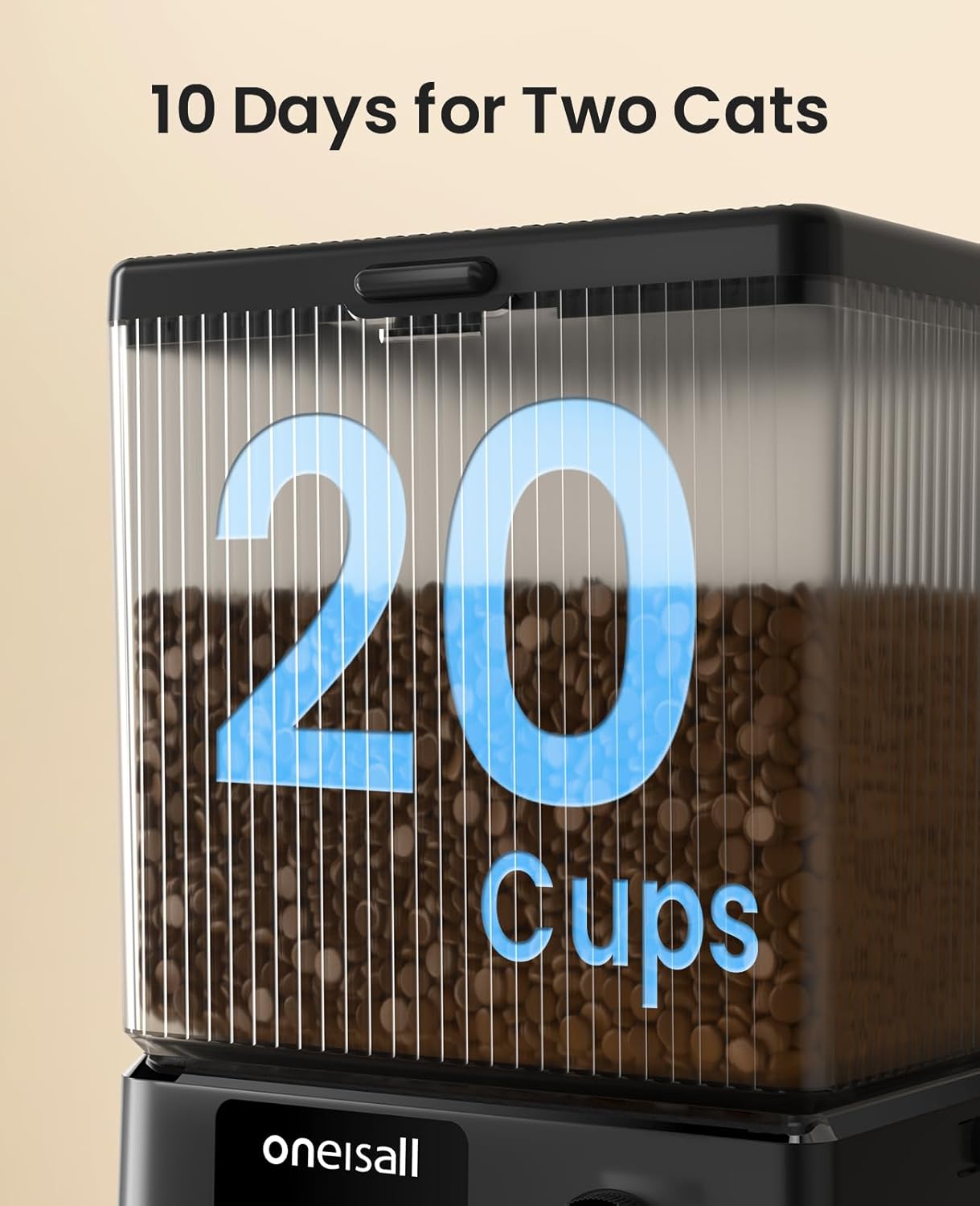 Thumbnail 5 de oneisall 5L Automatic Cat Feeder with App Control 🐱