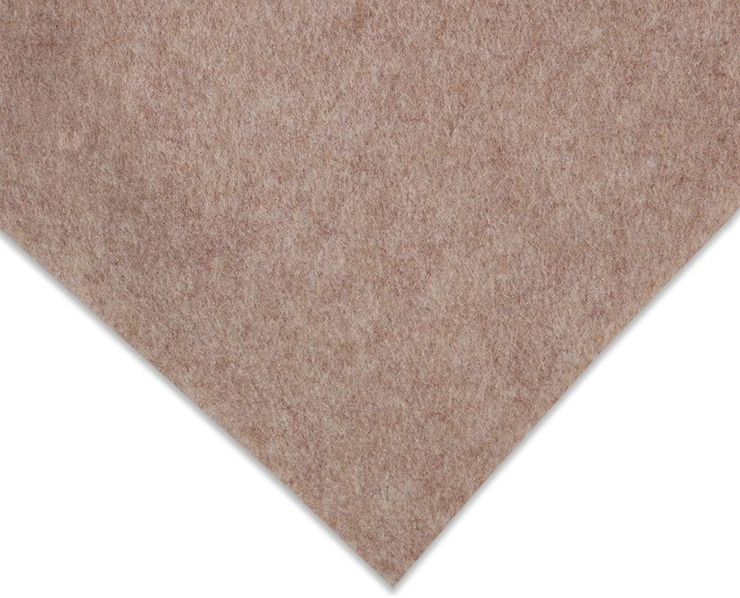 Detalle 2 de KARAT Filzstoff – Bastelfilz & Bespannstoff für Auto-Interieur, Wohnmobil und Innenausbau (Nadelfilz), Superflex Beige