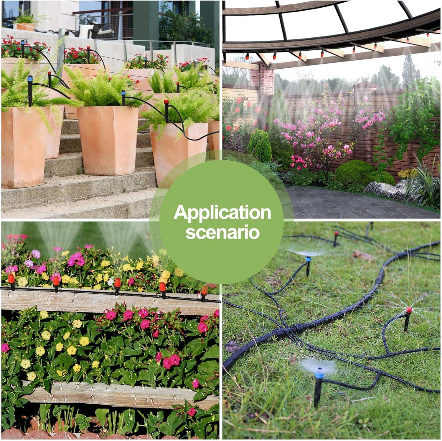 Thumbnail 6 de MIXC 68M/226FT Drip Irrigation System Kit