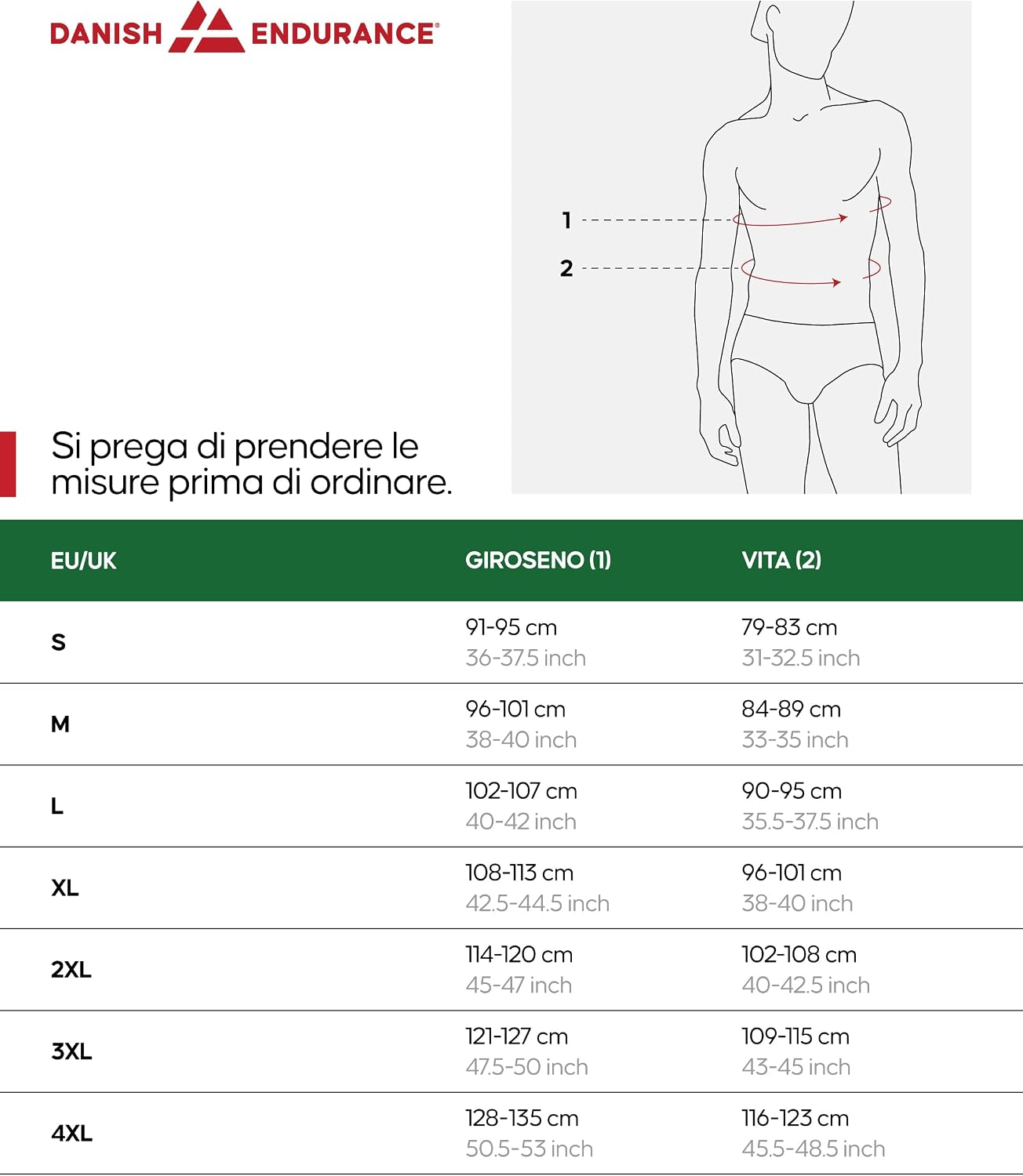 Thumbnail 5 de Danish Endurance T-Shirt Uomo Cotone