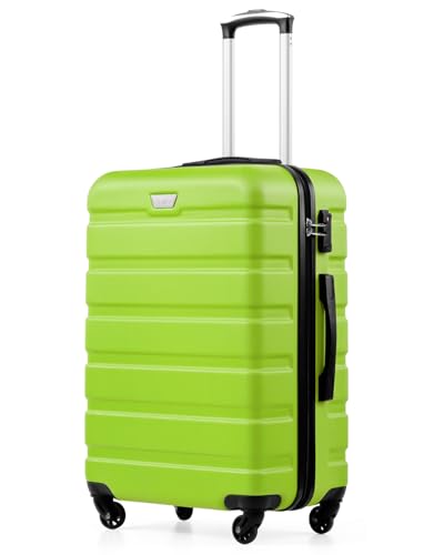 Detalle de Coolife 24 Inch Medium Suitcase for Holiday Travel – ABS+PC, Lightweight