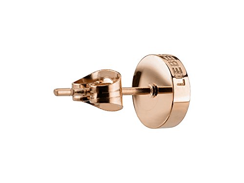 Detalle 2 de Liebeskind Berlin Damen-Ohrstecker Edelstahl glänzend – rosévergoldet, 7 mm