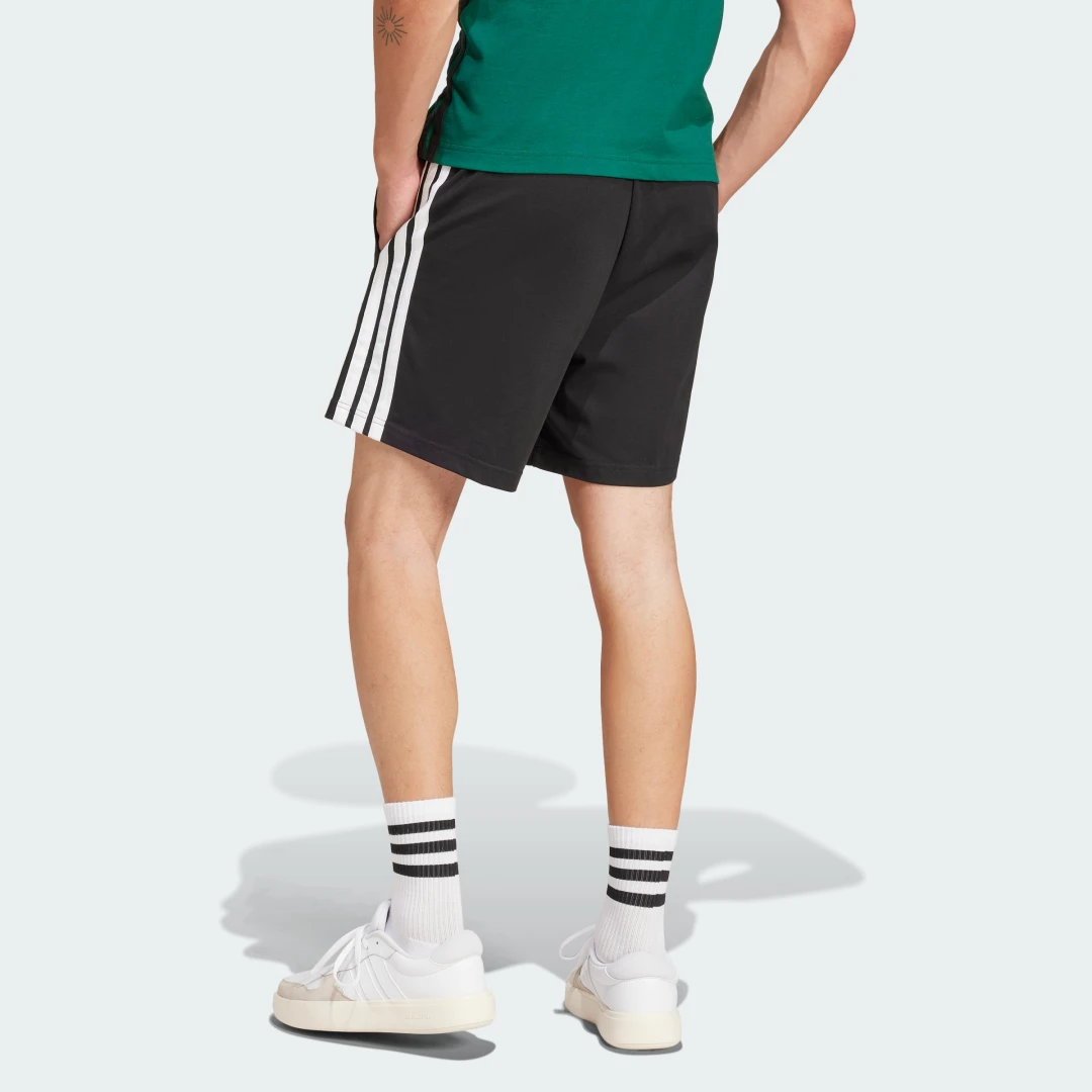 Thumbnail 1 de Pantalón corto Essentials Single Jersey 7-Inch 3 bandas de Adidas — negro