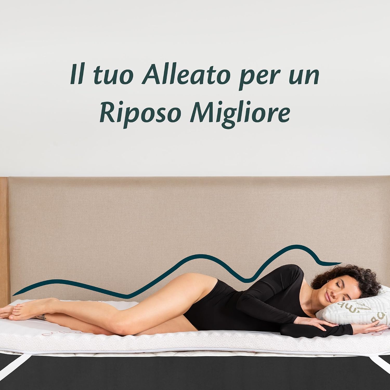 Thumbnail 3 de Topper Una Piazza e Mezza 120x190 in Foam — Topper materasso 6 cm