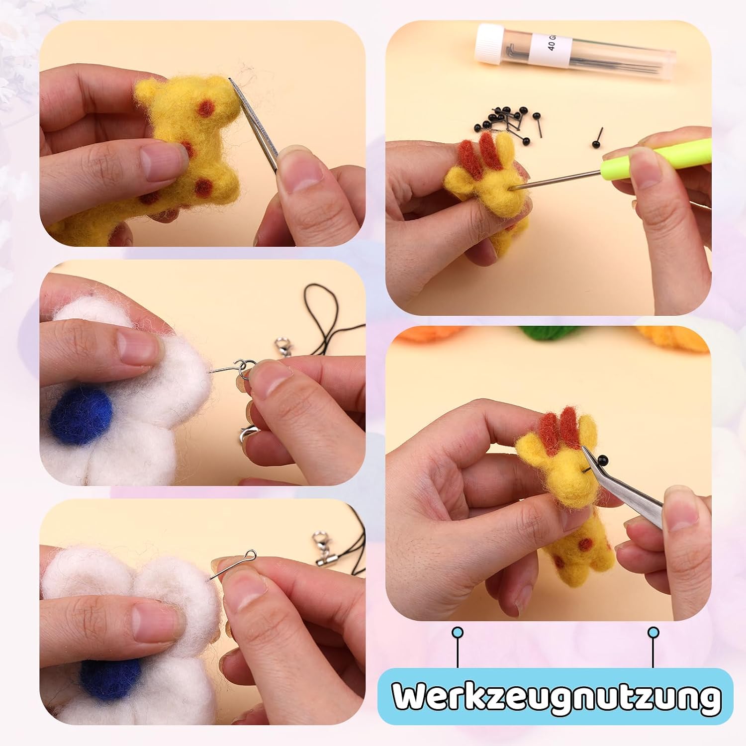 Thumbnail 4 de Deudy Nadelfilz Starter Kit 148-teilig