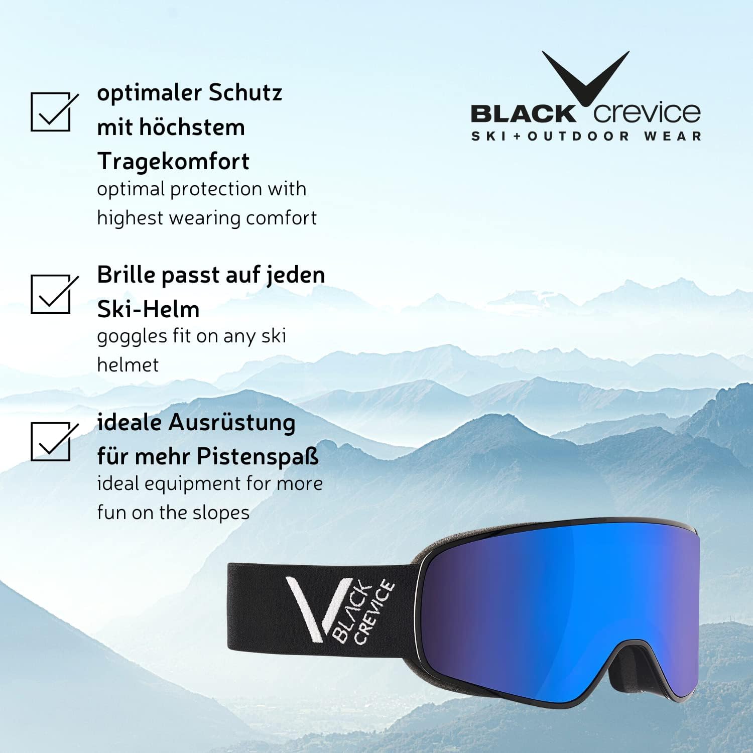 Thumbnail 4 de Black Crevice Schladming occhiali sci