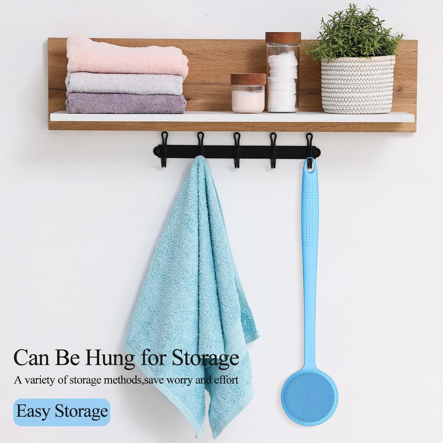 Thumbnail 5 de Silicone Body Scrubber 15 inch long handle