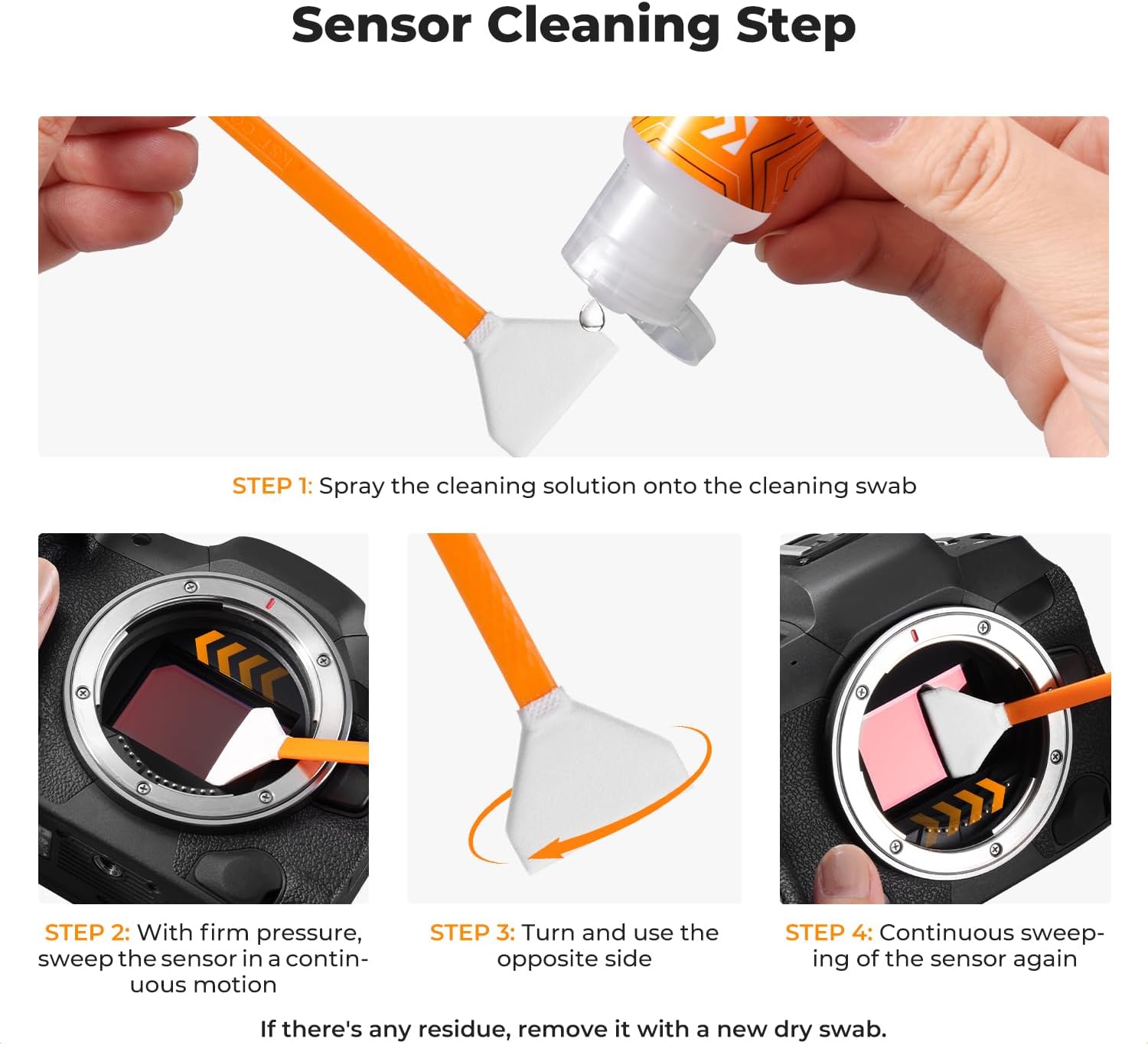 Thumbnail 6 de K&F CONCEPT 25 in 1 Camera Cleaning Kit — Comprehensive Kit for DSLR Lenses, Sensors and More
