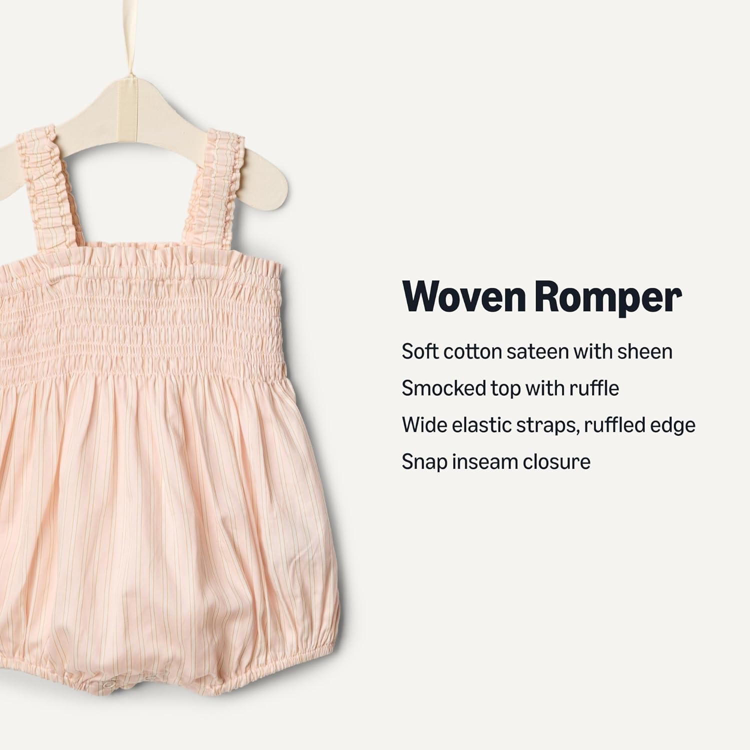 Detalle 2 de Amazon Essentials x Sofia Grainge Baby Girls' Woven Sleeveless Romper