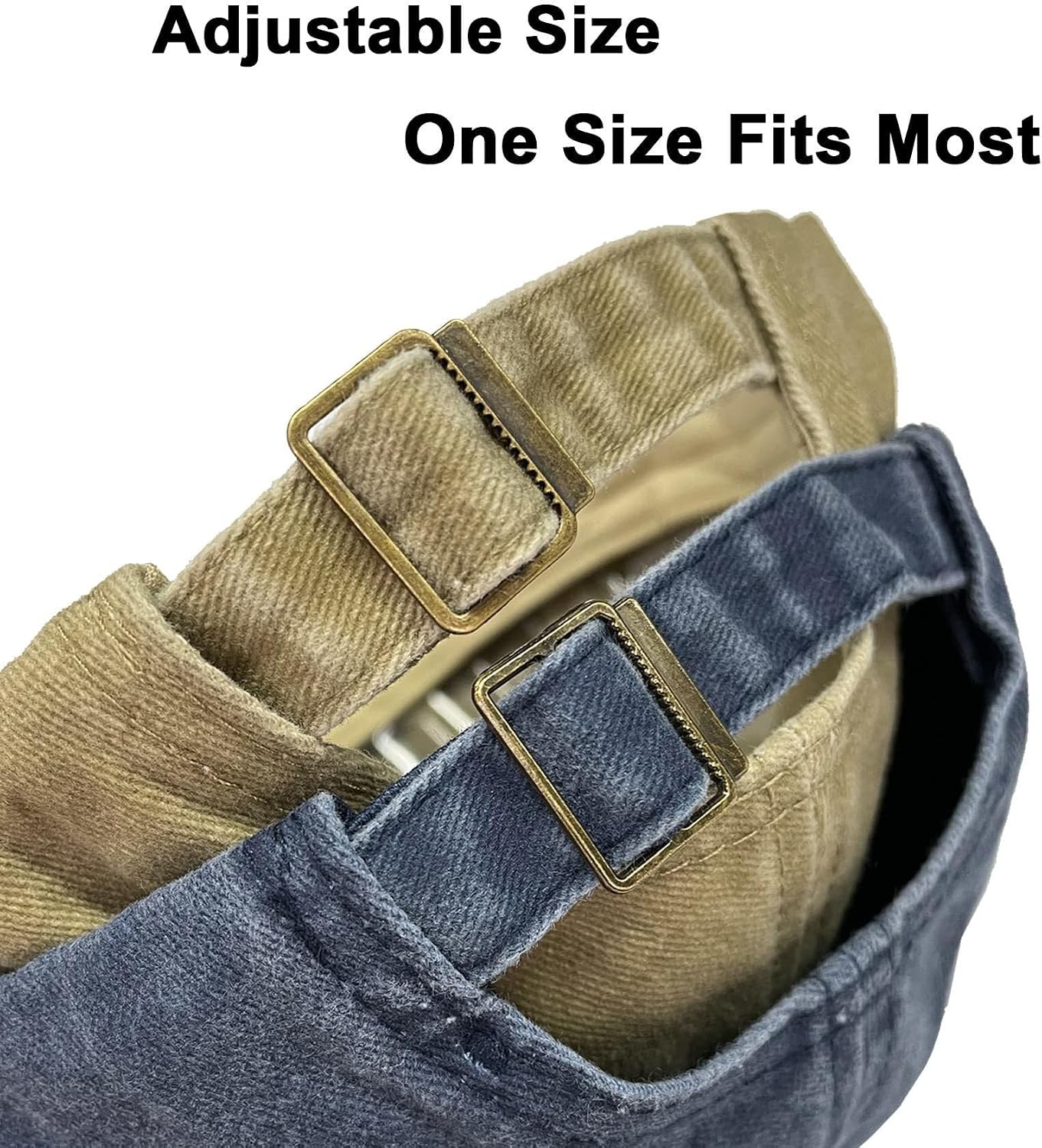 Detalle 2 de NPJY Adjustable Low Profile Dad Hat Golf Baseball Cap in Washed Cotton (Unconstructed)
