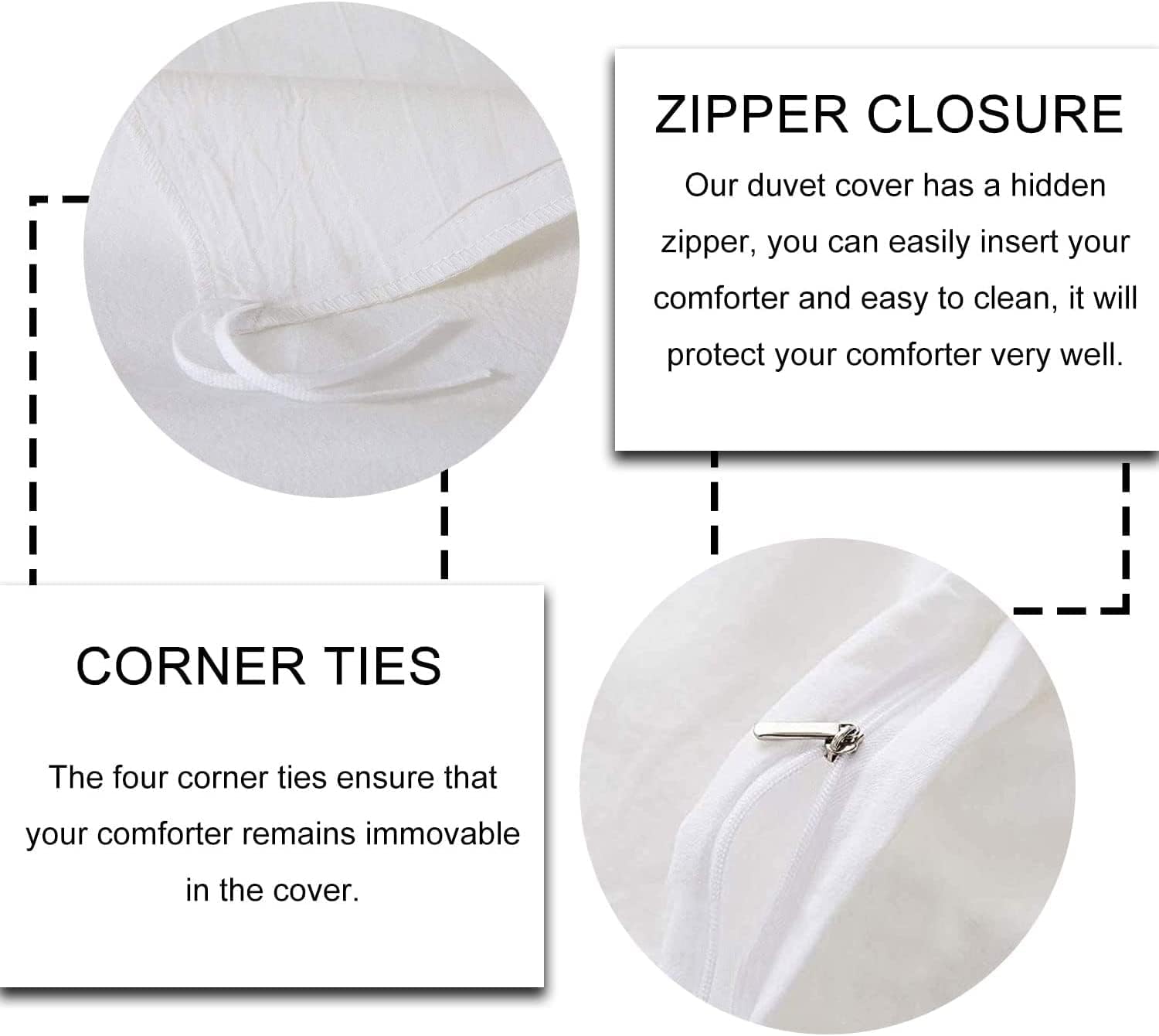 Thumbnail 6 de Homewish Jellyfish comforter cover set for kids – Purple galaxy 3D print duvet cover with 2 pillow shams