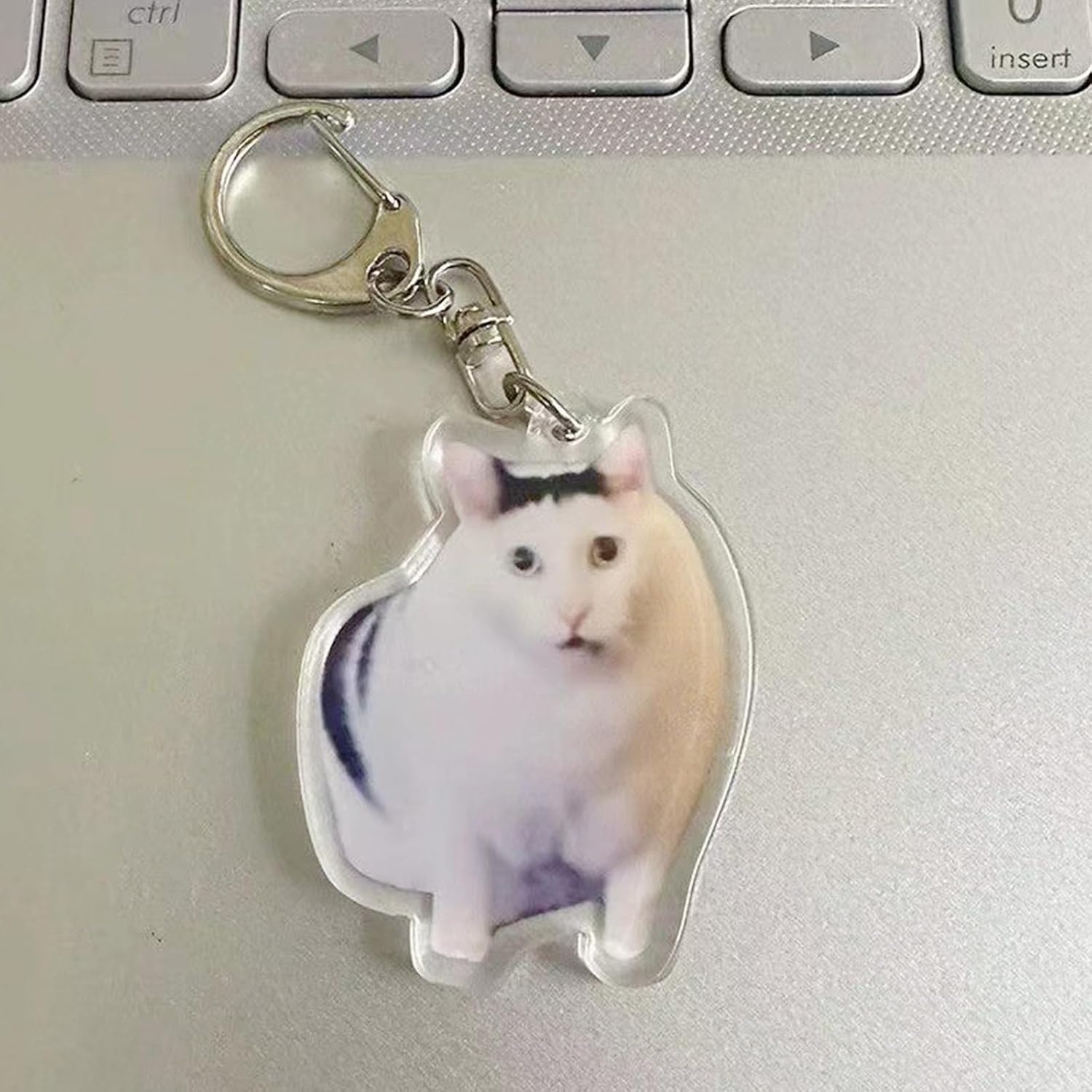 Detalle de Novearring 9Pcs Funny Cat Meme Keychain Set