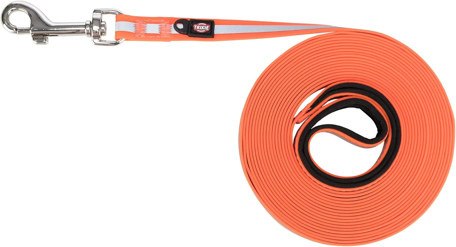 Thumbnail 1 de TRIXIE Longe M–XL 10 m / 17 mm orange – longe réfléchissante pour chiens de taille moyenne à très grande