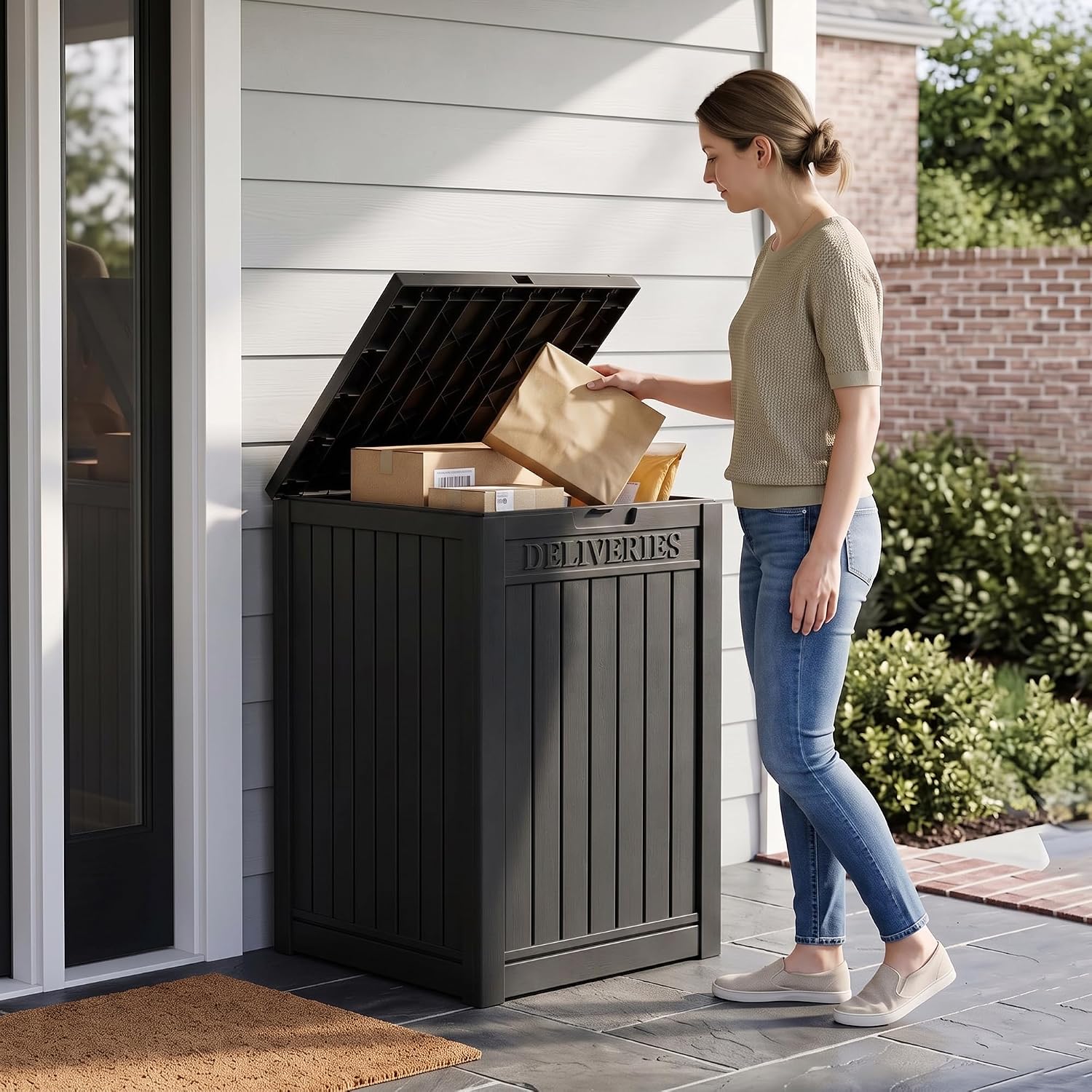 Detalle 2 de Outdoor Package Delivery Box, 90-Gallon