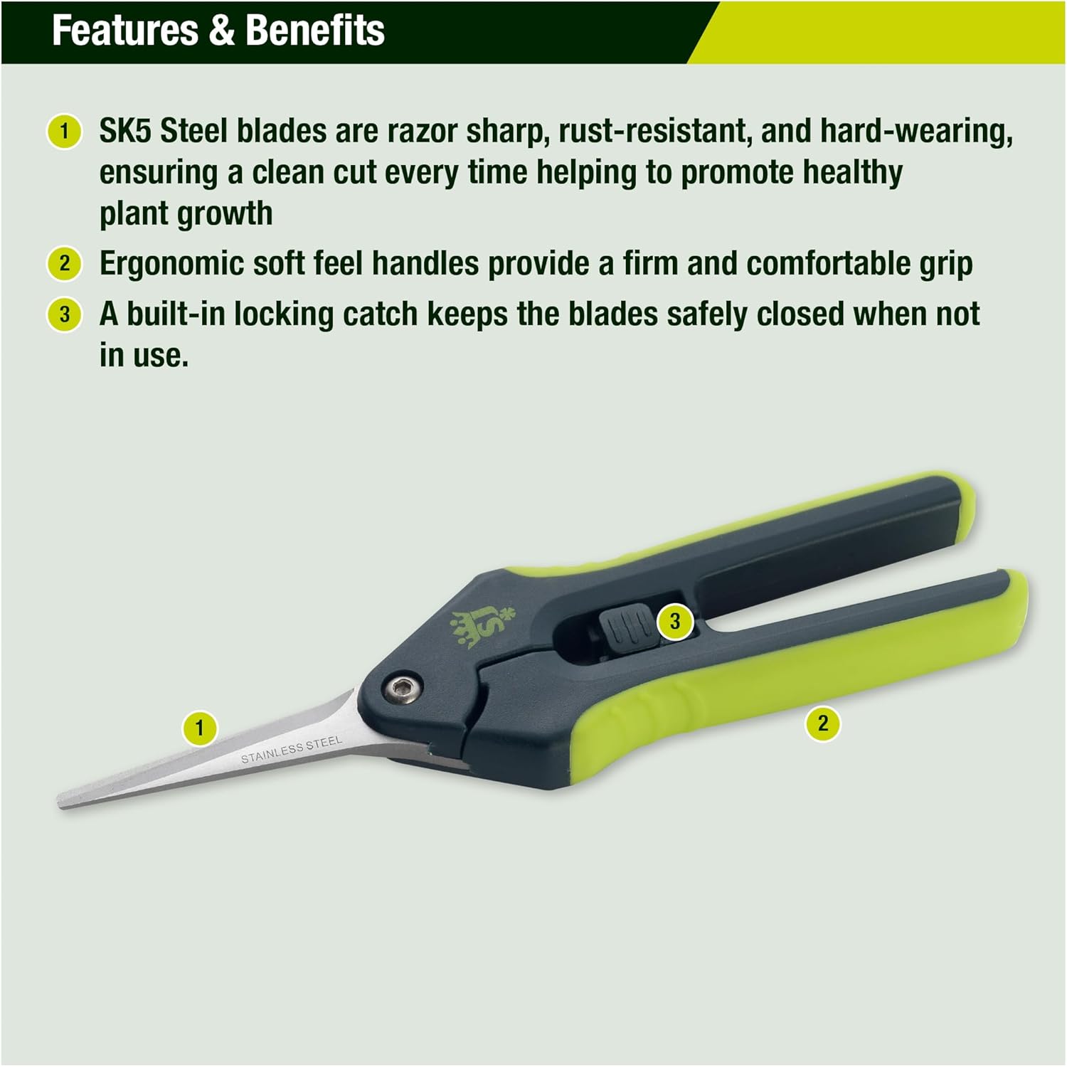 Thumbnail 1 de Spear & Jackson Kew Gardens Urban Oasis Precision Ergonomic Pruning Snips