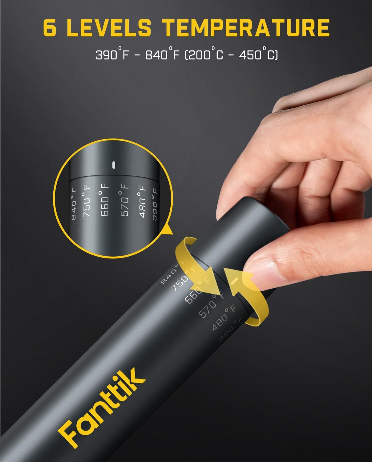 Thumbnail 4 de Fanttik T1 Max Soldering Iron Kit — Cordless, Fast Heat, 4 Tips and Stand