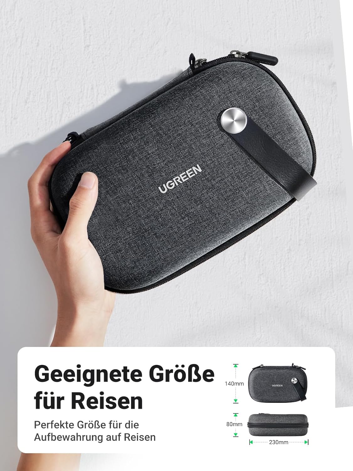 Detalle 2 de UGREEN Elektronik Organizer Tasche 23 x 14 x 8 cm