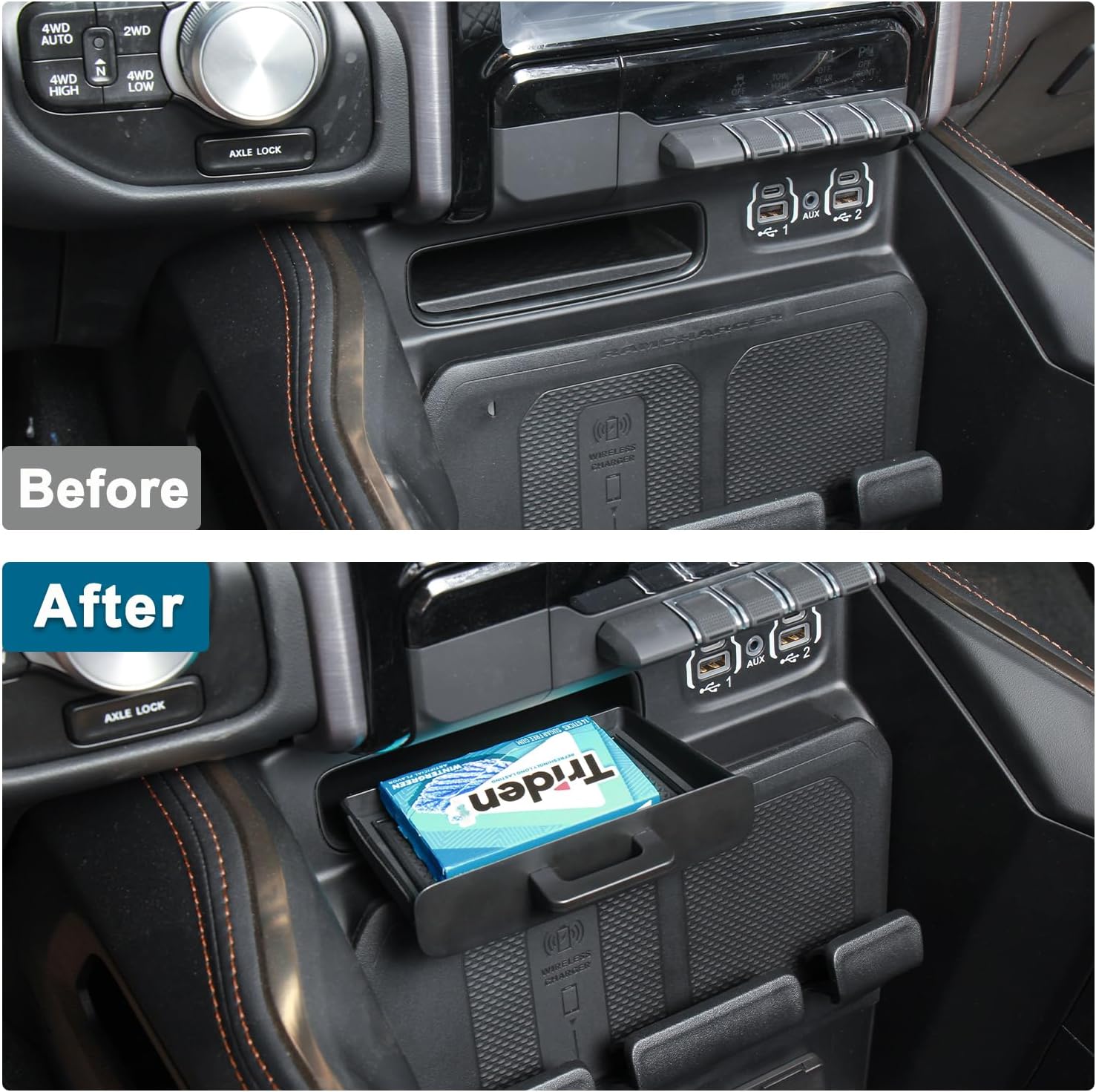 Thumbnail 5 de PIMCAR Ram console storage drawer ABS