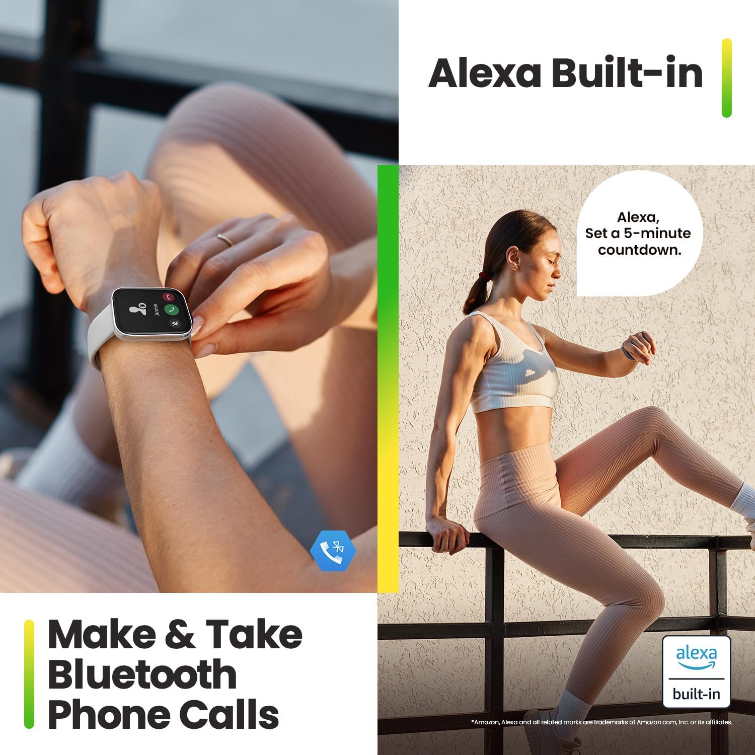 Detalle de Amazfit Bip 5 Unity 46mm smartwatch with 1.91" display, Bluetooth calling and up to 11-day battery