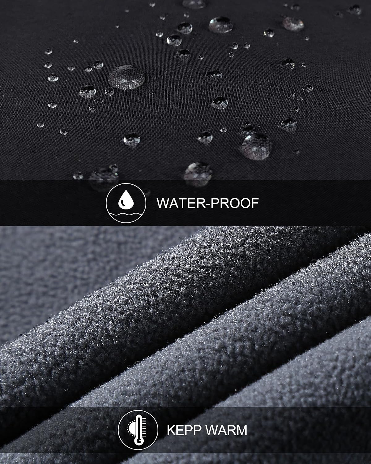 Detalle de Outdoor Ventures Mens Waterproof Trousers 1-layer hiking trousers