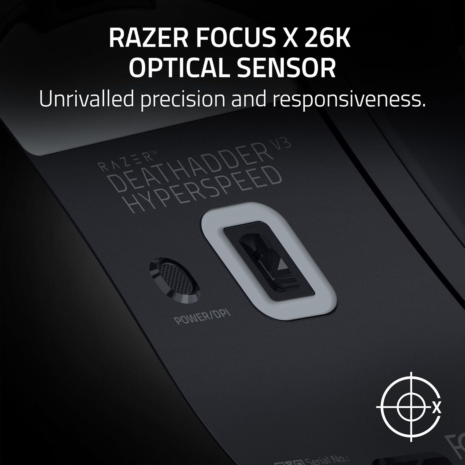 Thumbnail 6 de Razer DeathAdder V3 HyperSpeed Wireless Gaming Mouse (55g) with USB-C Charging, 26K Optical Sensor, 8 Programmable Controls