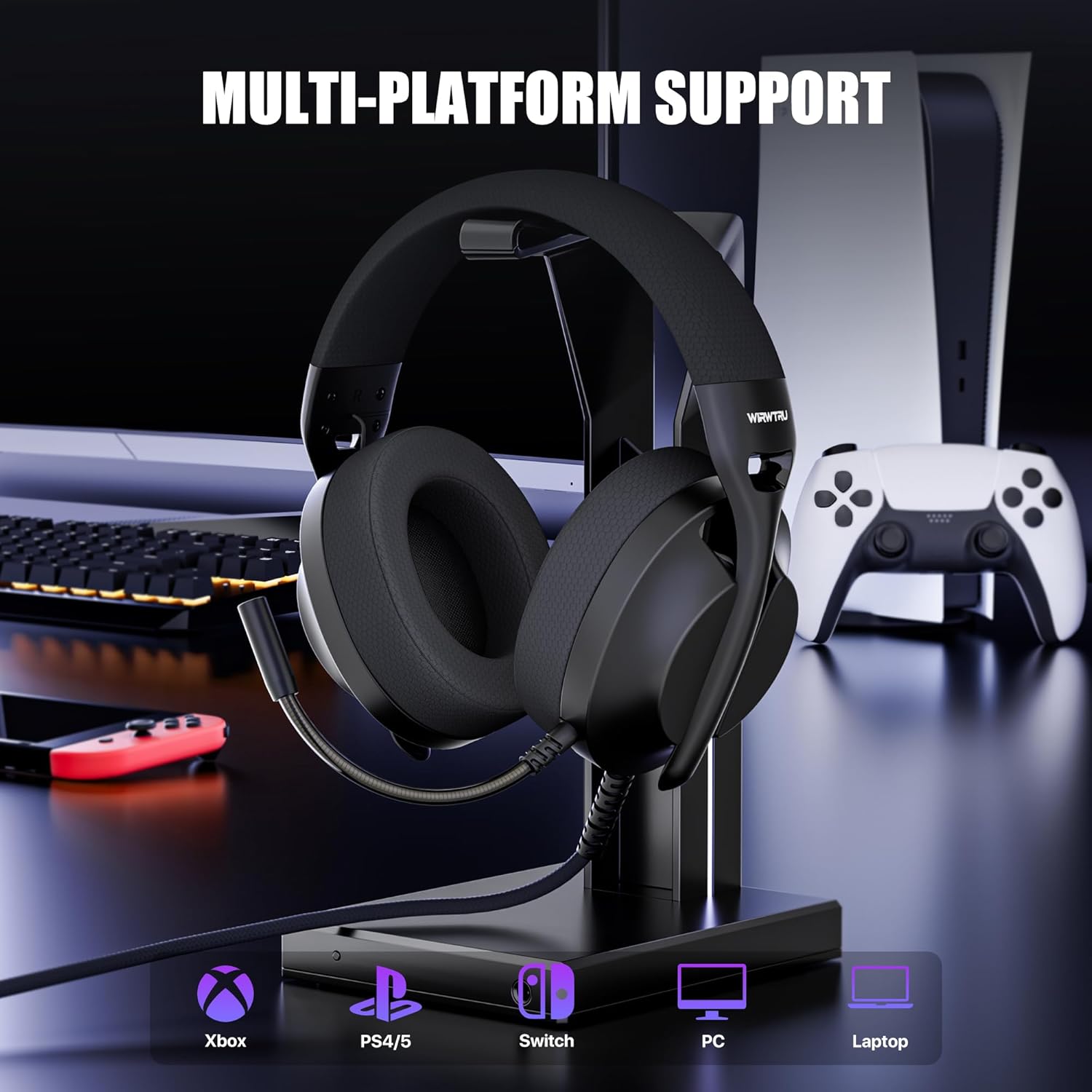 Thumbnail 4 de WIRWTRU S30 Gaming Headset 198g