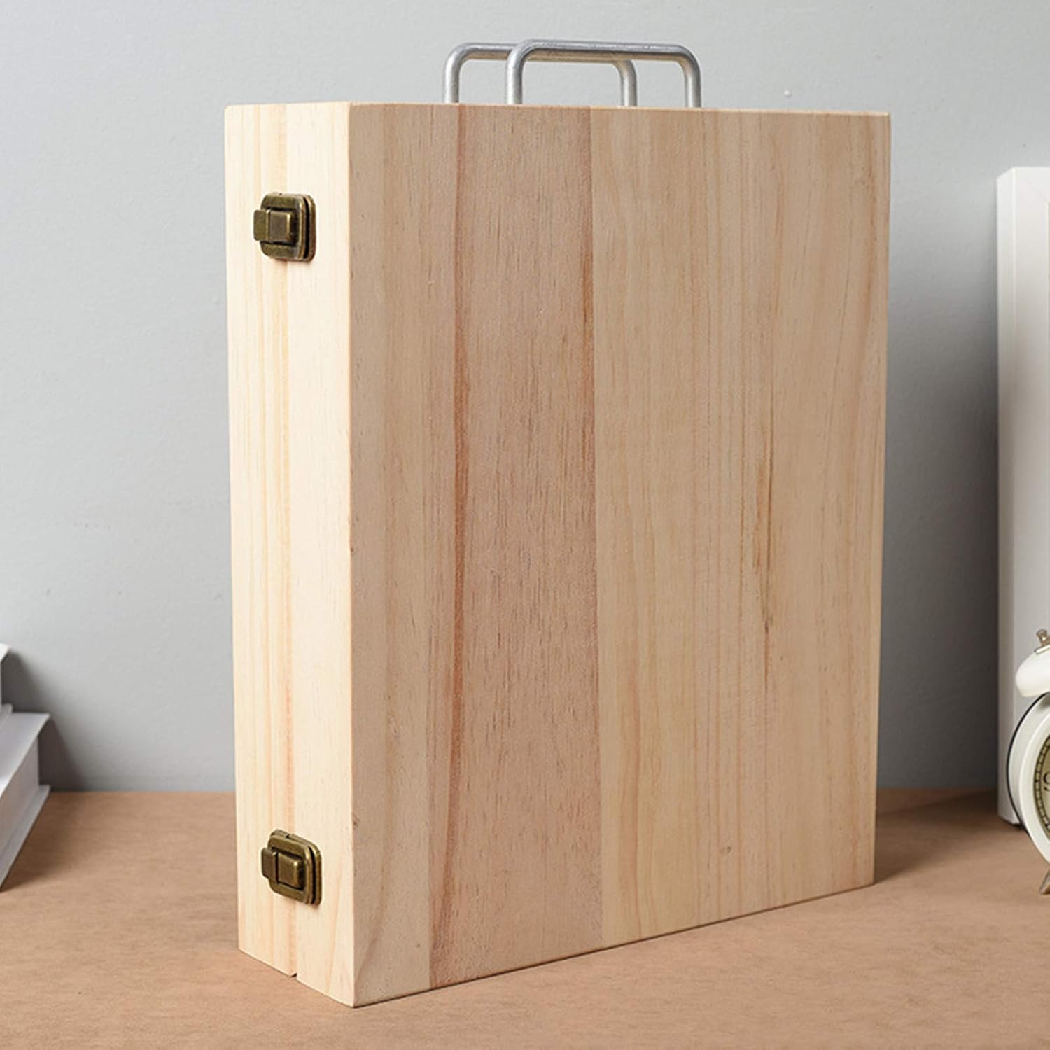 Detalle de VolksRose Wooden Essential Oil Storage Box, 72 Slots