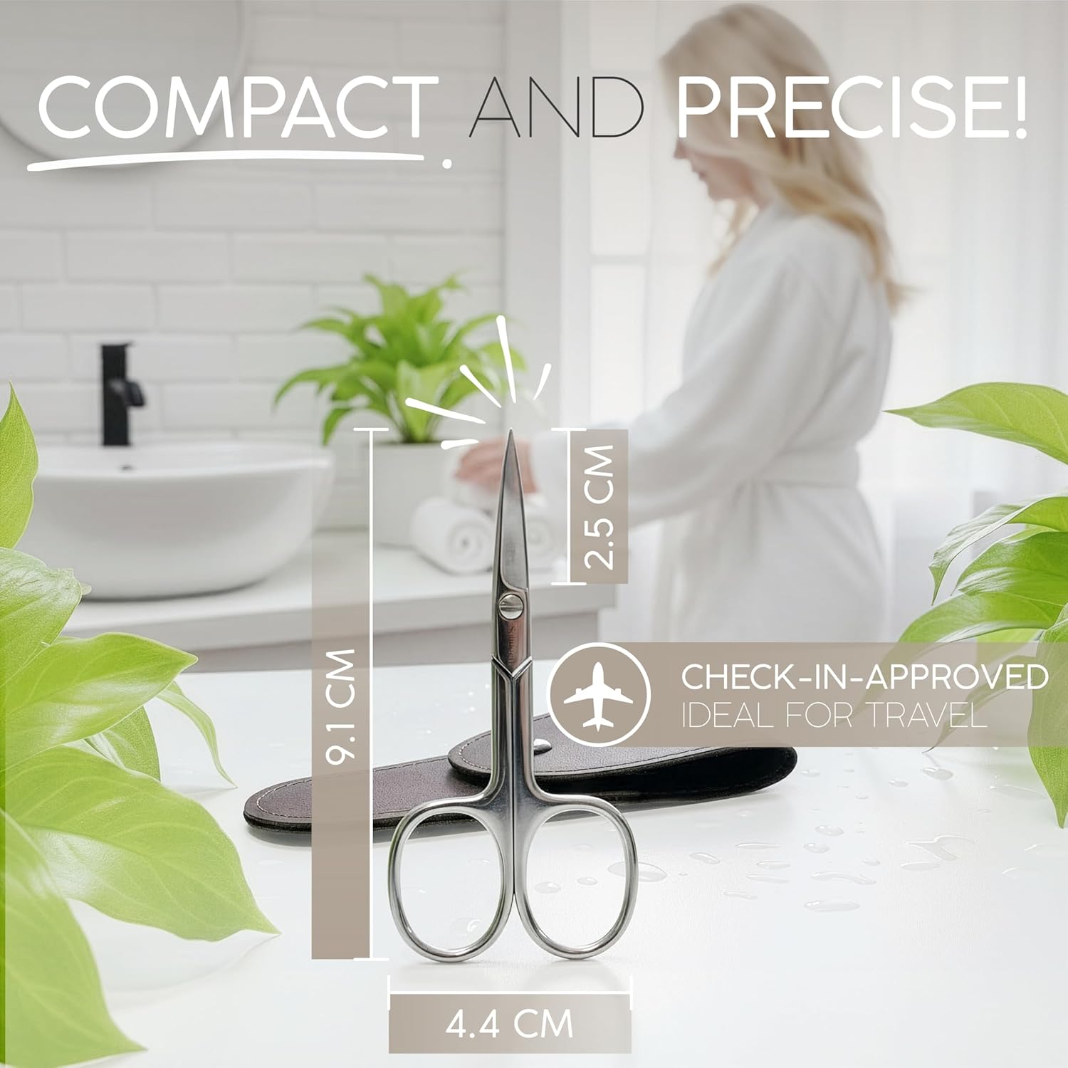 Thumbnail 6 de Solingen Curved Nail Scissors (Extra Fine & Sharp) with Handy Case – Made in Germany