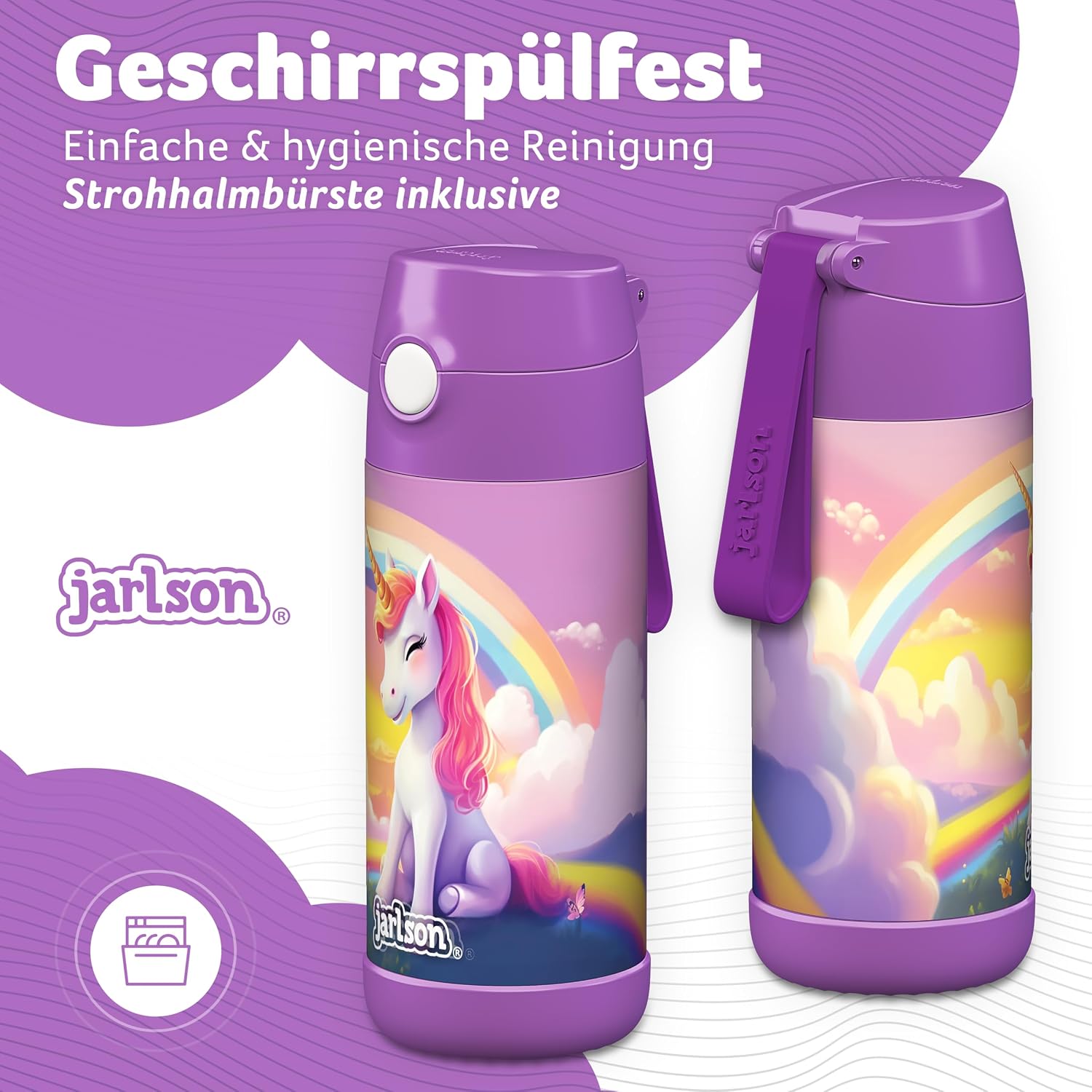 Thumbnail 2 de Jarlson Kinder Trinkflasche Charli 350 ml