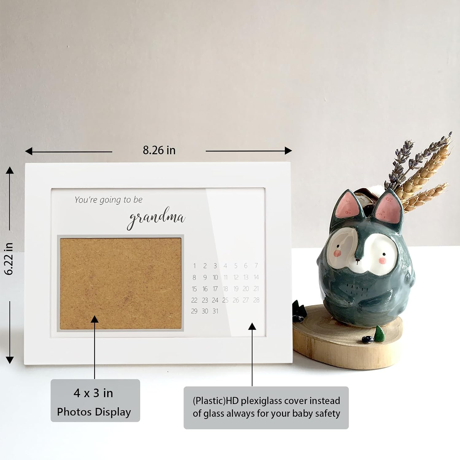 Detalle 1 de HAMUIERS Sonogram Picture Frame, Wooden