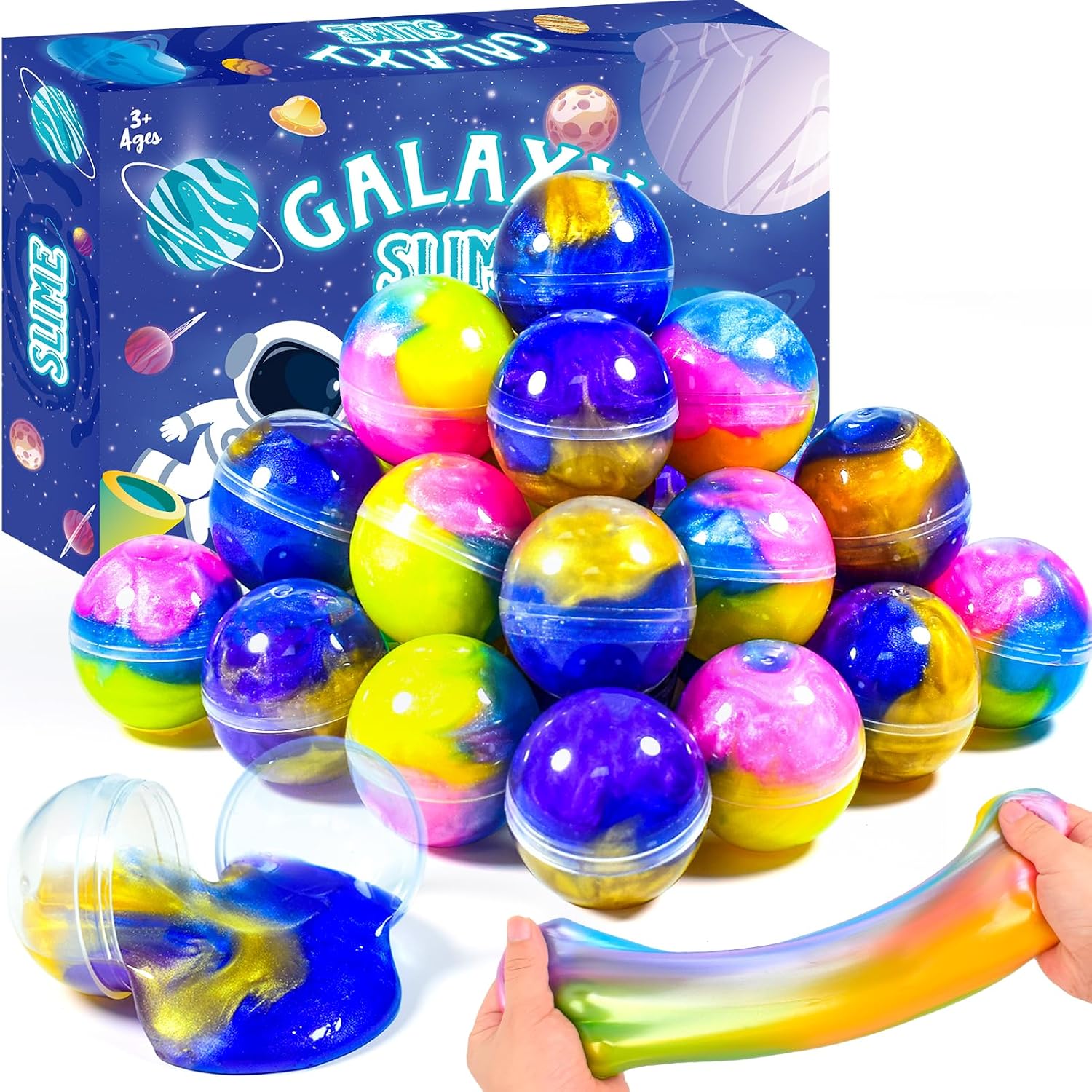 Galaxy Slime Balls 24er Pack