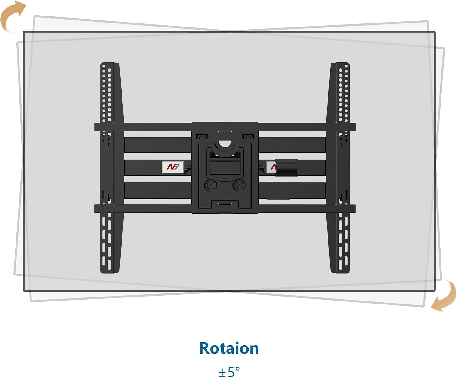 Thumbnail 5 de NB North Bayou Heavy Duty TV Wall Mount 91 kg