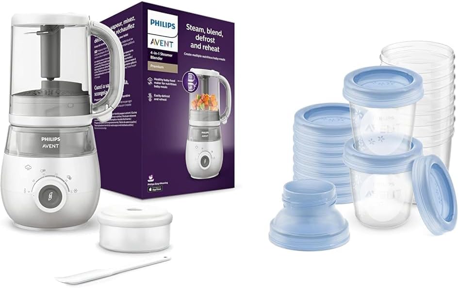 AVENT SCF883/01 4‑in‑1 Dampfgarer mit Mixer