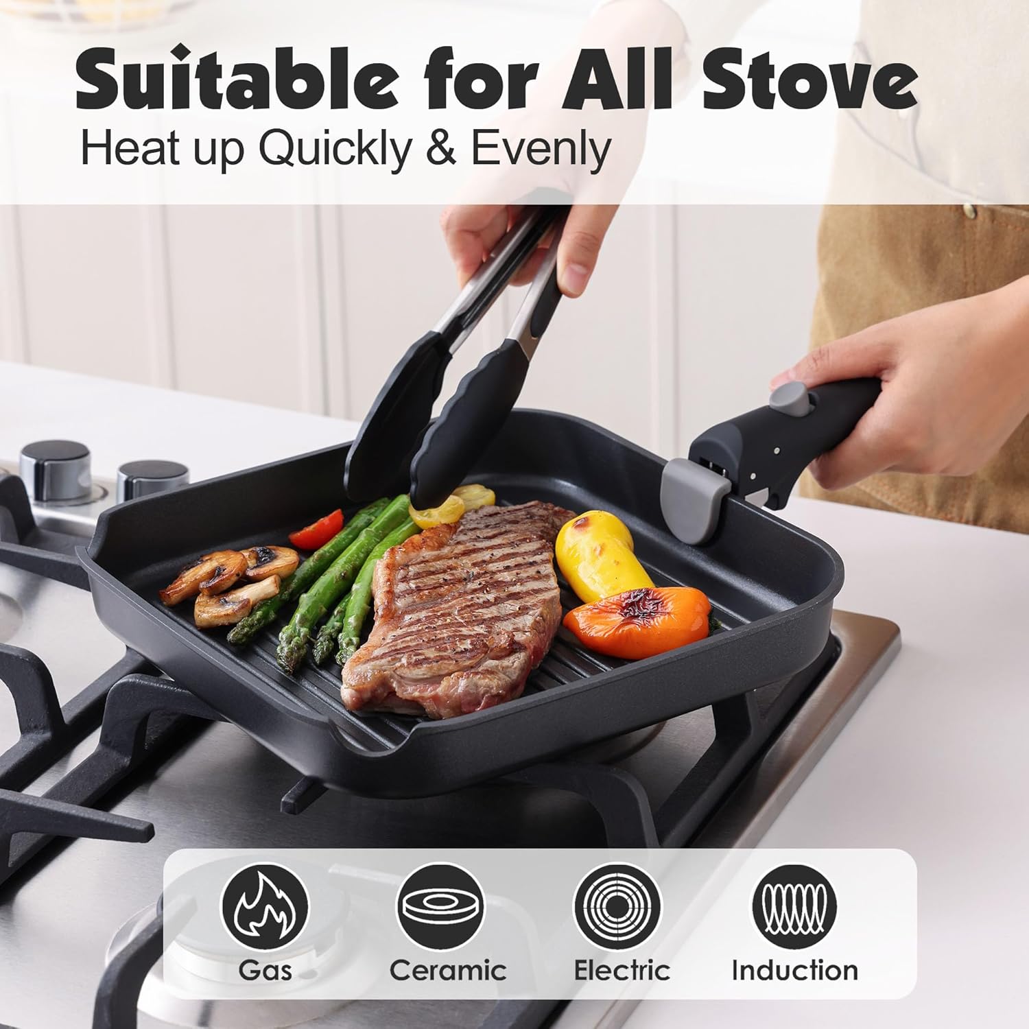Thumbnail 5 de SENSARTE 17 Piece Cookware Set